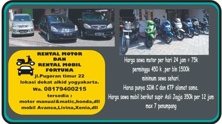 Fortuna Guest House Yogyakarta Kültér fotó